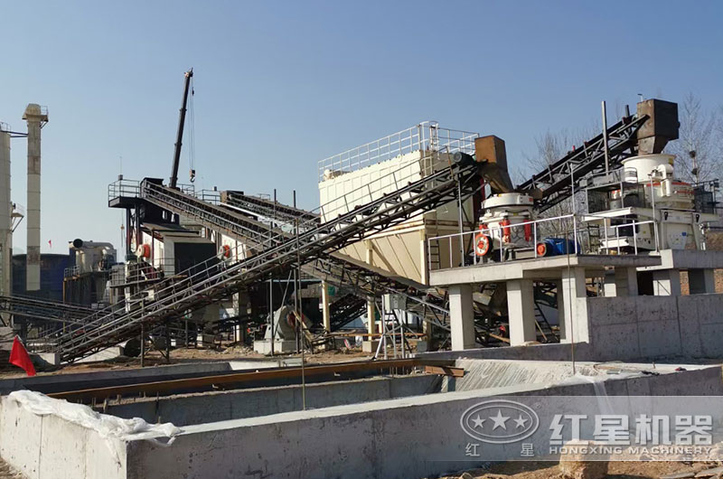 硬巖石碎石生產(chǎn)線(xiàn)客戶(hù)現(xiàn)場(chǎng)