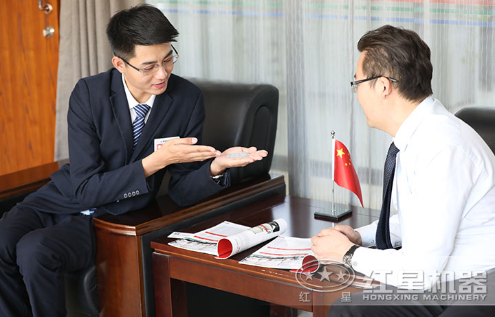 合作共贏，來廠客戶物料展示