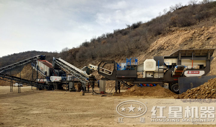 移動(dòng)制砂現(xiàn)場，可就近參觀現(xiàn)場